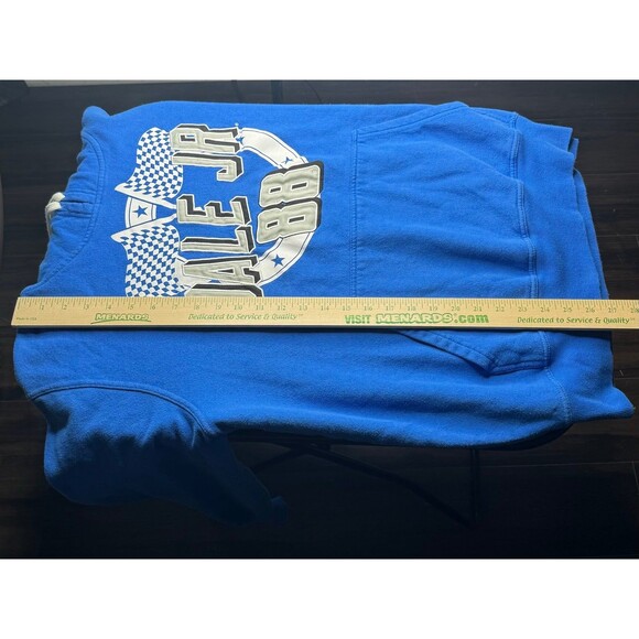 Nascar Dale Earnhardt Jr Hoodie Hooded Sweatshirt Royal Blue Embroidered 88 XL - Picture 7 of 7